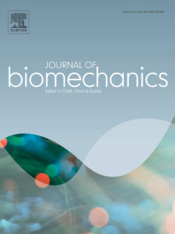 A cover of the journal of biomechanics.